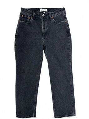 Abercrombie Curve Love Ankle Straight Ultra High Rise Jeans 27 Short